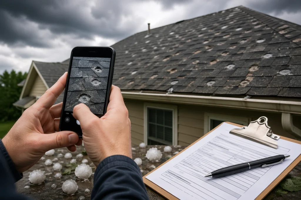 Document Hail Damage for an Insurance Claim 2