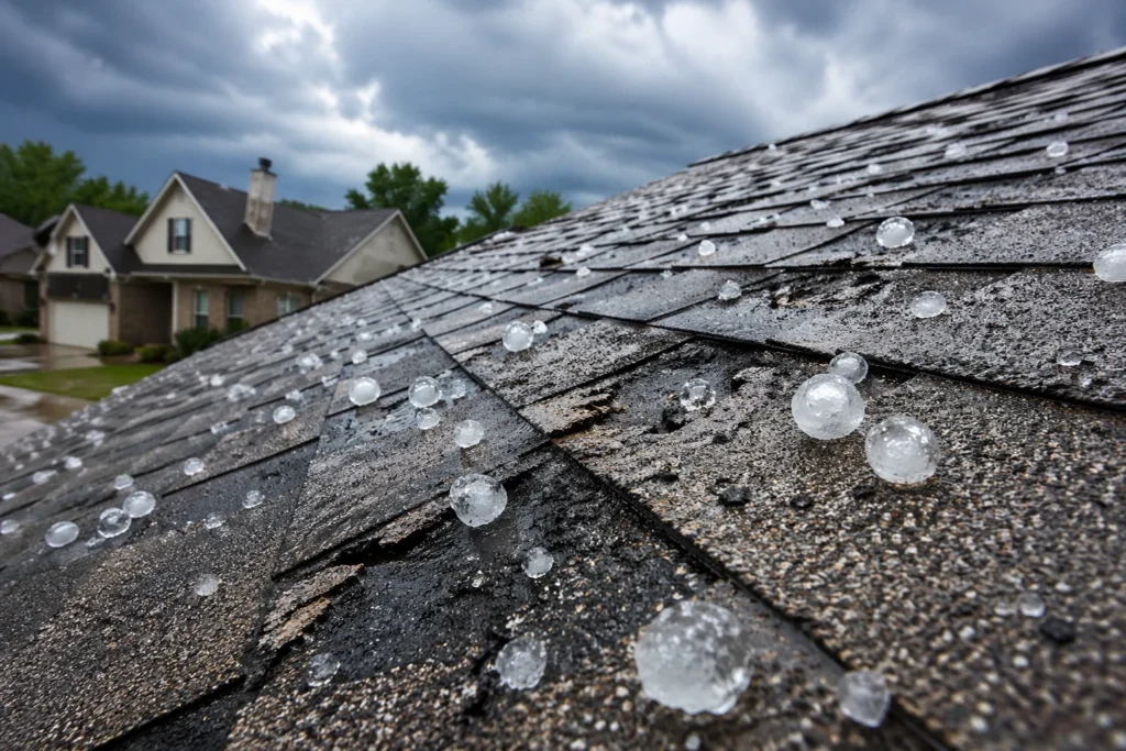 Hail Damage Roof Insurance Claim 1